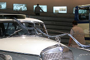 1960 M-B 300 Mercedes Testing department measuring car , connected with cables to test car