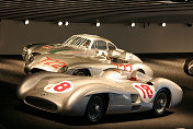 Mercedes-Benz W196 1955, 300SLR 1955, 300SL 1952 (front to back)