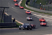 The pack stampeding uphill Eau Rouge