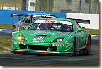 Emanuele Naspetti, Domenico Schiattiarella and Johnny Cecotto, Team Olive Garden Ferrari 550 Maranello