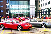 550 Maranello s/n 114355 red and 550 Maranello s/n 109644 titan