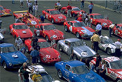 Assembly for the Shell Historic Ferrari Maserati Challenge