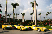 Scuderia Monteverde - 250 TR s/n 0738TR, 250 GT SWB Berlinetta s/n 2209GT, Dino 206 SP s/n 032