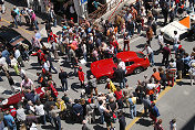 Scrutineering at the Piazza Vittoria