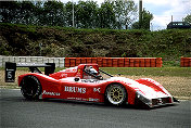 Trouble for Thomas Bscher with the Ferrari 333 SP s/n 003 which the shared with Giovanni Lavaggi and Gaston Mazzacane