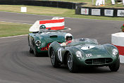 07 Aston Martin DB3S ch.Nr.DB3S/11 Martin McGlone;04 Aston Martin DB3 ch.Nr.DB3/2 Wolfgang Friedrichs