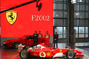 Luca di Montezemolo, Michael Schumacher, Rubens Barrichello and Jean Todt