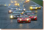 Andrea Piccini's Ferrari 550 Maranello s/n 108418 leads the field at the start