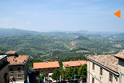 Centro Storico San Marino, view from Via Donna Felicissima