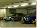 550 barchetta silver/tan car with "808 PXX 75" (F) plates