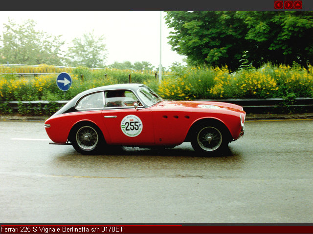 Ferrari 225 S Vignale Berlinetta s/n 0170ET