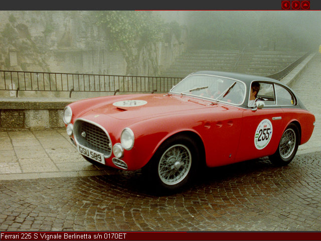 Ferrari 225 S Vignale Berlinetta s/n 0170ET