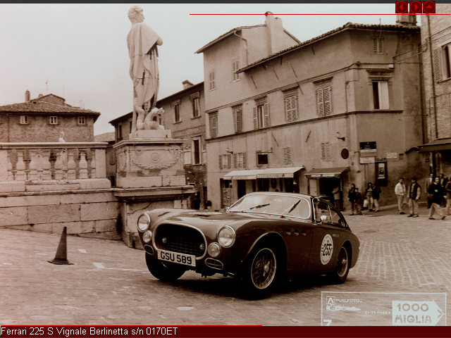 Ferrari 225 S Vignale Berlinetta s/n 0170ET