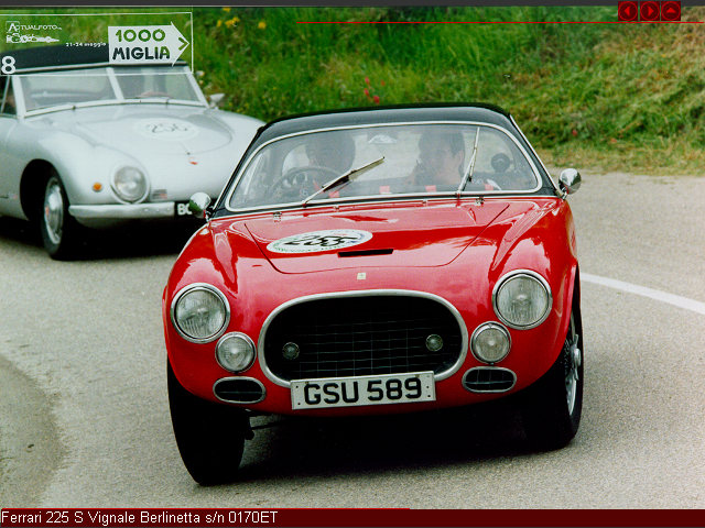 Ferrari 225 S Vignale Berlinetta s/n 0170ET