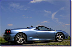 Ferrari 360 spider s/n 122395 azzurro california