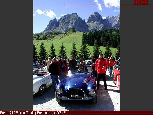 Ferrari 212 Export Touring Barchetta s/n 0084E