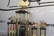 These were crowned by the winning Audi R8, which was displayed in the paddock alongside the magnificent perpetual trophy awarded for three successive victories with the same driving team