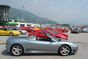 Ferrari Parking at Agno Airport