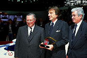 Luca Cordero di Montezemolo being honoured as "Man of the Year"