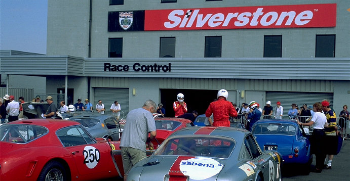 Assembly for the Shell Historic Ferrari Maserati Challenge