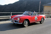 084 4°  Valtulini Fabio Camperi Beatrice ALFA ROMEO Giulia Spider 1600 1963 I