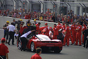 Michael Schumacher presenting "Enzo"