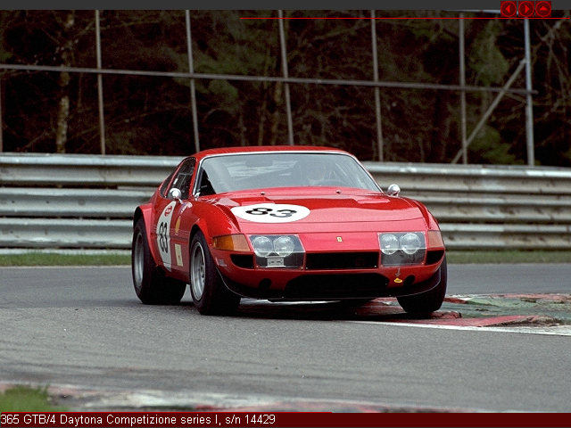 365 GTB/4 Daytona Competizione series I, s/n 14429