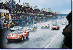 Le Mans 24h 1968 Only six private Ferraris competed in this year's24-Hours. One was the 250 LM s/n 5893 which was entered by the N.A.R.T.. It was the winning car from 1965 and was driven by Maston Gregory, again. This time, he was partnered by Charlie Kolb.